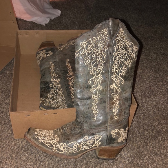 Corral Snip toe boots - Picture 1 of 8